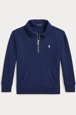 Ralph Lauren Drenge Fransk frotté Krave Sweatshirt6 år (116cm)