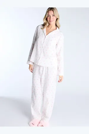 Boux Avenue White Ditsy Floral Long Pyjamas Set42