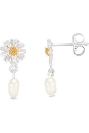 ESTELLA BARTLETT Flower Pearl Drop Studs Earringsen