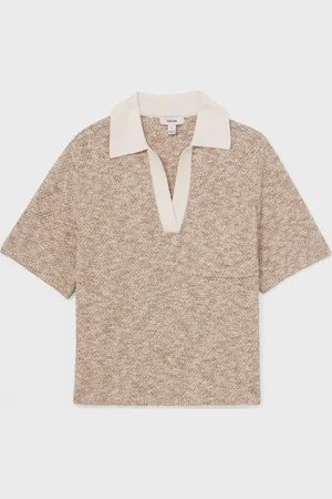 Reiss Sam Cotton-Blend Knit Polo Shirtxsmall