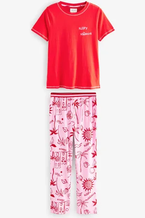 Next 100% Bomuld Kortærmet PyjamasM Reg