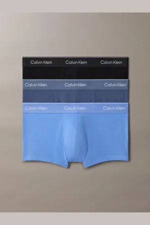 Calvin Klein 3 Pack lavtstående kufferter - Ikon Bomuld Strækmedium