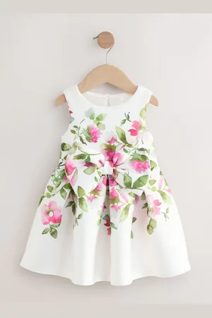 Next Ærmeløs Blomster Festkjoler (3mdr.-7år)8692cm