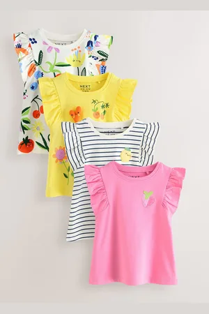 Next Vest Tops 4 Pack (3mths-7yrs)104110cm