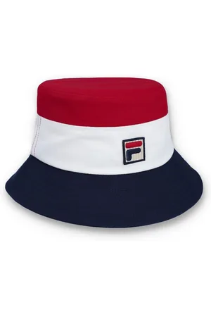 Fila Marco Tri Colour Bucket 100% Cotton Hat With Heritage Logoonesize