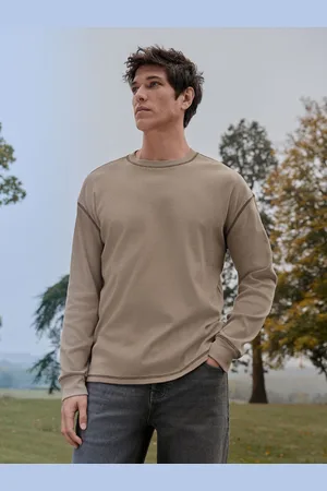 Next 100% Cotton Long Sleeve Ribbed Texture T-ShirtM
