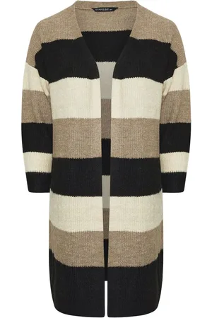 Evans Naturlig Color Block Cardigan44
