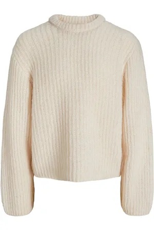 JACK & JONES Chunky Ribbed Knit Crew Neck JumperL