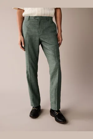Next Hør Blend Skræddersyet / tætsiddende Fit Habitbukser36B x 29L (UK 36 S)