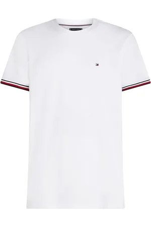 Tommy Hilfiger Global Stripe Cuff 100% Cotton T-ShirtMiddel