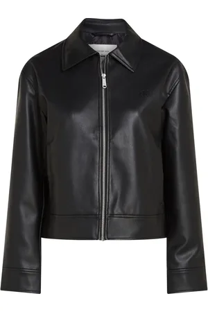 Calvin Klein Faux Leather Zip JacketXS