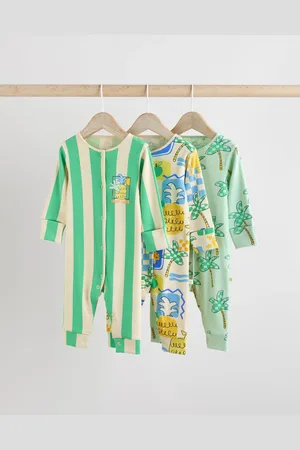 Next Baby Bright Pineapple Sleepsuits 3 -pakke (0mdr.-3år)6268cm