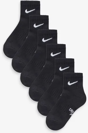 Nike Little Kids Performance Quarter Crew Sokker 6 Pakke4 - 5 år (104 - 110cm)