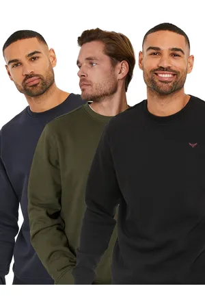 Threadbare Assorted Crew Neck Sweatshirts 3 Packlarge