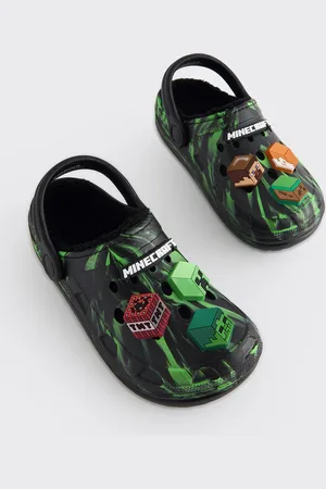 Next Minecraft Fleece Foret Slipper Træsko