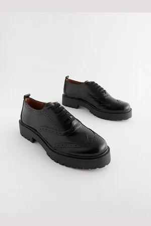 Next Forever Comfort Chunky Brogue Lace-Up Shoes