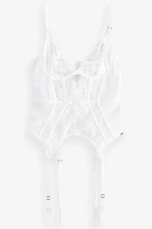 Lipsy London Bryllup Blomster Embrodiery Basque38 DD