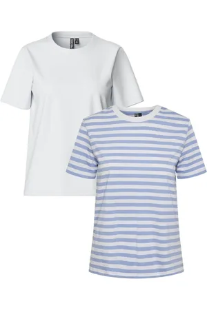 Pieces® 2 Pack T-Shirts Stripe And Plain34