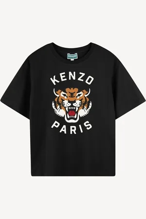 Kenzo Blue Short Sleeve Tiger Logo T-Shirt158164cm
