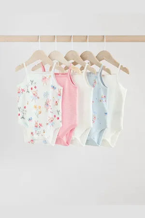Next Baby 100% bomuldsvest Sparkedragt 5 pakke9298cm