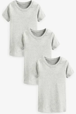 Next 100% Bomuld Kortærmet Veste 3 Pakke (1.5-16år)11 - 12 år (146 - 152cm)