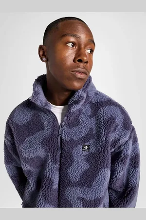 Converse Wordmark Full Zip Sherpa JacketM