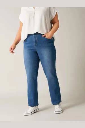 Evans Curve Blue Straight Leg Jeans44 L28