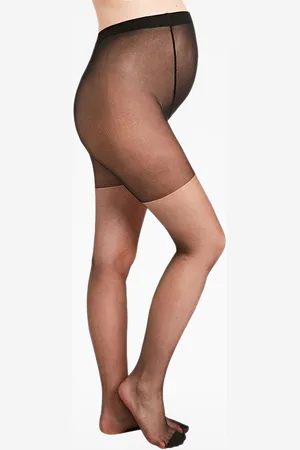 JoJo Maman Bébé 2-Pack 15 Denier Maternity TightsL