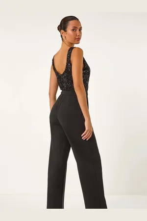 Roman Contrast Sequin Bodice Jumpsuit42
