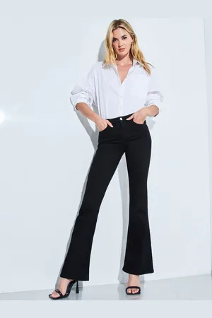 Lipsy London Mid Rise Flare Jeans38 R