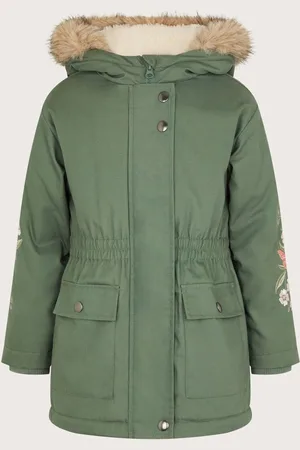 Monsoon Embroidered Butterfly Parka5 - 6 år (110 - 116cm)