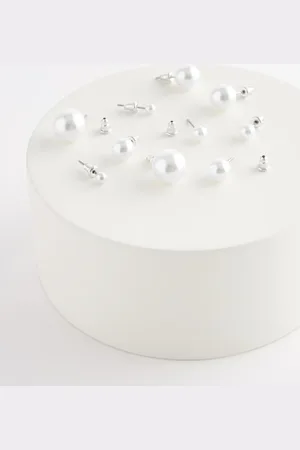 Next Pearl Stud Earrings 5 PackEn
