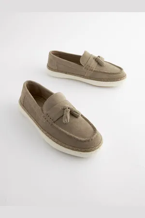 Next Loafers i ruskind med kvastuk10eu28