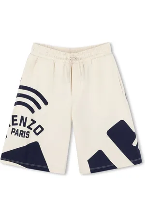 Kenzo Large Natural Logo Bermuda Shorts8 år ( 128 cm)