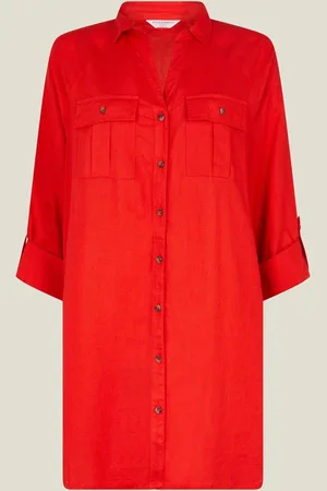 Accessorize Long Sleeve Beach Cover Up Shirtsmall