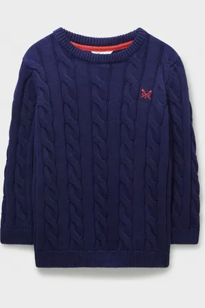 J.Crew Company Cable Knit 100% Bomuld Trøje7 - 8 år (122 - 128cm)