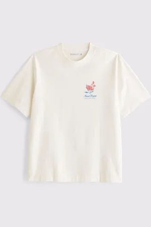 Abercrombie & Fitch Back Print Short Sleeve 100% Cotton T-Shirtxlarge