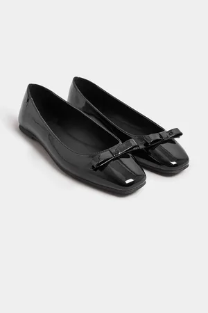 Long Tall Sally Ballet Sløjfe Square Toe Pumps