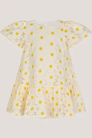 Monsoon Baby Zaria Daisy Lace Swing Dress7480cm