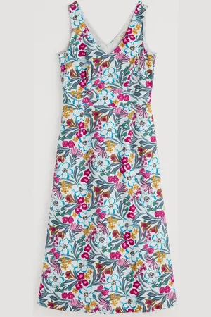 Seasalt Cornwall Sky Beyond Sleeveless V-Neck Dress36