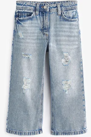 Next 100% bomulds jeans med brede ben (3-16år)5 år (110cm)