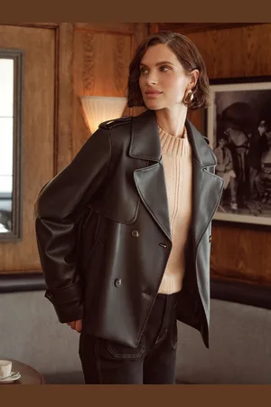 Love & Roses Cropped Trench Jacket42