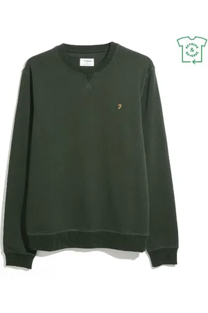 Farah Green Tim New Crew Neck SweatshirtXXL