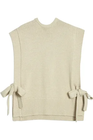Albaray Natural 100% Organic Cotton Knitted Tabbard Tank Topmedium