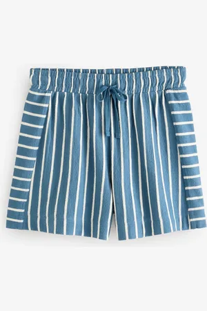 Next Towelling Striped 100% Cotton Shorts