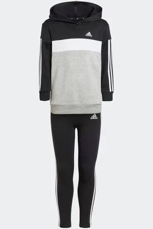 adidas Sportswear til børn Tiberio 3-Stribet Colorblock Fleece Leggings Sæt4 - 5 år (104 - 110cm)