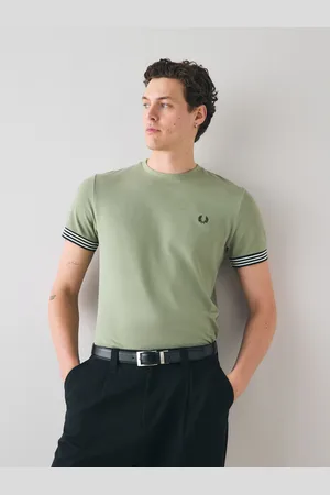 Fred Perry Striped Cuff T-ShirtStor