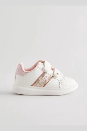 Ted Baker Girls Chunky Tape White Trainers