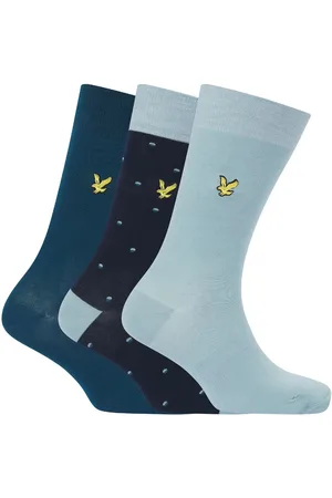 Lyle & Scott 3 Pack Flint Cotton Dress SocksEn