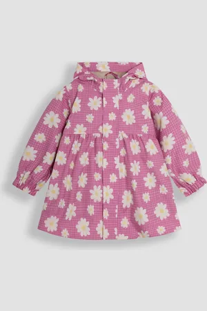JoJo Maman Bébé Daisy Gathered Waterproof Jacket8692cm